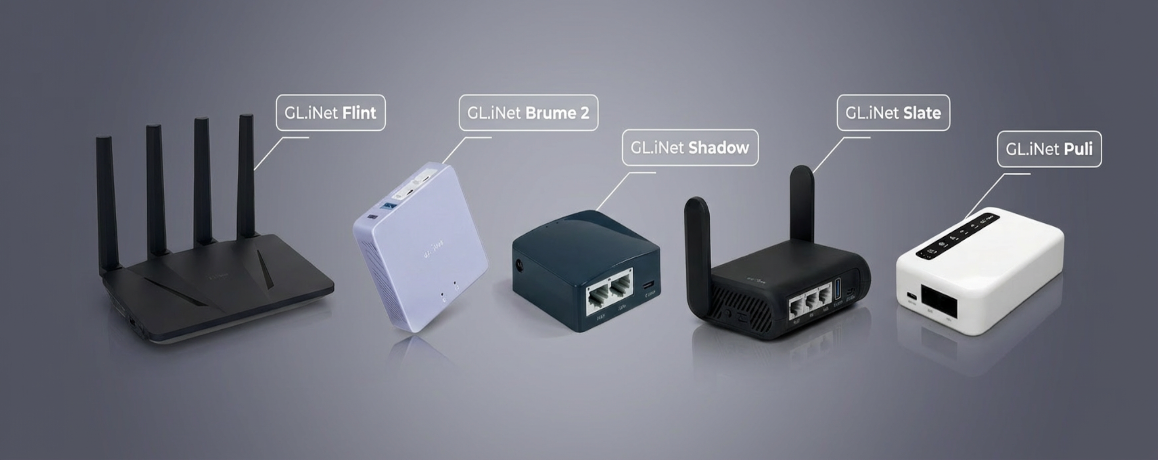 Glinet routers new products